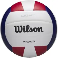 Wilson Volleyball Nova Light, wit, blauw, rood - Lichtgewicht, geschikt voor jeugdtraining