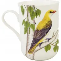 Marco polo Merkloos Porseleinen Mok met Vogelmotief - 300 ml