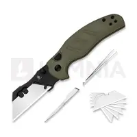 Kizer Cutlery C01C Uti 1 Button Lock Grn