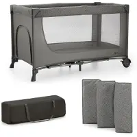 Kinderkraft Campingbed Joy 2 Dark Grey