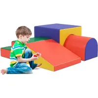 HOMCOM Bouwstenen set, 4-delig. Schuimblokken voor kinderen van 1 tot 3 jaar