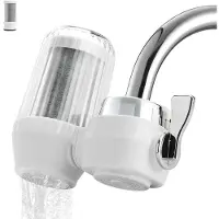Sonstiges Waterfilter voor de kraan, vermindert chloor en geuren, geschikt voor gebruik in keuken en badkamer, met dubbele filtermodus