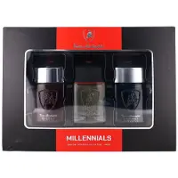 Tonino lamborghini Set : Millennials, Eau de Toilette, voor heren, 40 ml + Millennials Winner, Eau de Toilette, voor heren, 40 ml + Millennials Dinamico, Eau de Toilette, voor heren, 40 ml