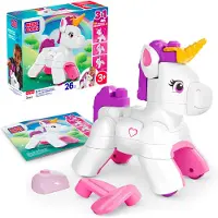 Mega Bloks Fisher-Price - Bouw en Betover Eenhoorn Blokkenspeelgoed - 26 stukjes