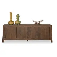 De Bommel Meubelen TV meubel Latara - 200 cm - Mangohout Cacao Bruin - 4 deuren