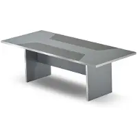 AEA Silber vergadertafel, houten kantoormeubilair, modern, rechthoekig, bureau