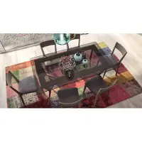 AEA Esszimmertisch Tisch 6x Stühle Holz Essgruppe Set 7 tlg.