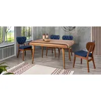 AEA Möbel Esszimmer Set Garnitur Sitz Essgruppe Esstisch Polster 5tlg.