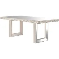AEA Eleganter weißer Esstisch aus Holz im modernen Design