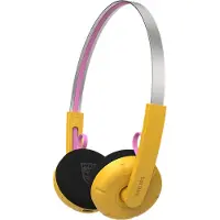 Philips TAMS1YL/00 De Ringo Duo - Draadloze On-Ear Koptelefoon - Bluetooth 6.0 - Tot 26 Uur Batterijduur - USB-C Audio - 40 mm Drivers - Multipoint - Verwisselbare Oorkussens - Geel