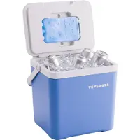 TRVLMORE Koelbox 14L - 47 Uur Koeling - Frigobox - Inclusief Koelelement - Koelbox Klein - Blauw