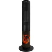 Suntec Heat PTC 2000 flame Binnen Zwart 2000 W Ventilator elektrisch verwarmingstoestel.