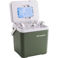 TRVLMORE Koelbox 14L - Frigobox - Inclusief Koelelement - Koelbox Klein - Groen
