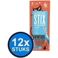 Schesir 12x Stix kat zalm 6x15gr