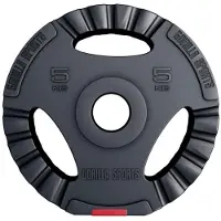 Gorilla Sports Olympische Halterschijf 5 kg Gripper Kunststof 50/51 MM