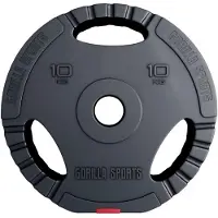 Gorilla Sports Olympische Halterschijf 10 kg Gripper Kunststof 50/51 MM