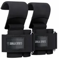 Gorilla Sports Liftingstraps met haken