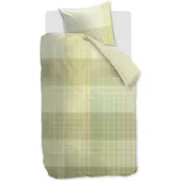 Beddinghouse Dekbedovertrek Zira Groen Katoen-140 x 200 / 220 cm | 1-Persoons