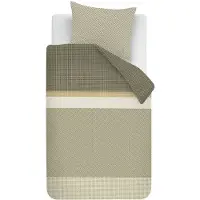 Beddinghouse Dekbedovertrek Jente Groen 140x200/220 cm