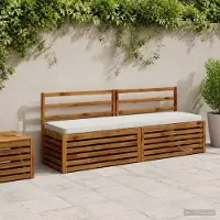 vidaXL 1-delig Bankkussen VUGHT 100% Polyester Wit 180 x 50 x 5 cm