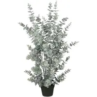 Mica Decorations Eucalyptus Kunstplant in Pot - H113 x Ø40 cm - Groen