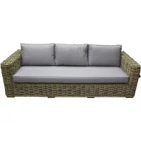 AVH-Collectie Serva 3-zitsbank naturel rotan