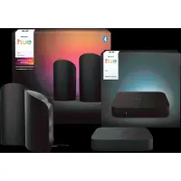 Philips Hue Play Wall Washer Zwart Duo Pack + HDMI Sync Box 4K
