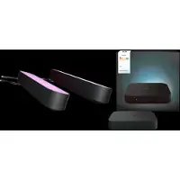Philips Hue Play Lichtbalk Zwart Duo Pack + HDMI Sync Box 4K
