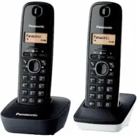 Panasonic KX-TG1612 draadloos telefoonapparaat, met nummerweergave, 15 uur spreektijd, 7 dagen stand-by, DECT
