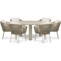 Coco Elara/Trino 158 cm dining tuinset 7-delig