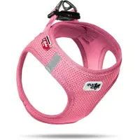 Curli Air-Mesh, Borsttuig, Vestmodel, XXS, Roze, Nylon, Polyester, Geschikt voor Yorkshire Terriër