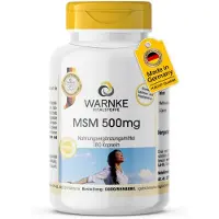 WARNKE Vitalstoffe | MSM 500 mg 180 St Capsules