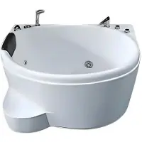 AEA Badewanne Whirlwanne Whirlpool Blubberbad Hydromassagewanne Spa-Bad 122x90 cm