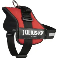 Julius-K9 Trixie Powerharnas, maat 2/L-XL: 71-96 cm, rood