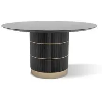AEA Tische Runder Esstisch Luxus Esszimmer Möbel Designer Tisch Metallfuß