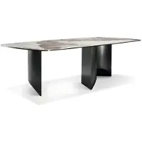 AEA Esstisch Beige Esszimmer Tische Modern Luxus Tisch Elegantes Design