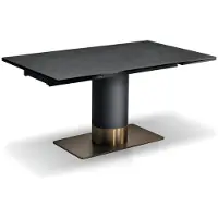 AEA Esstisch Esszimmer Moderne Wohnzimmer Design Holz mit Metall Luxus