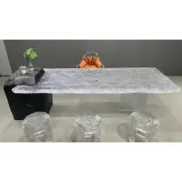 AEA Moderne eettafel, transparante tafel, luxe eetkamer meubels
