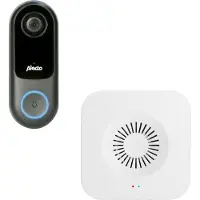 Alecto SMART-RING SET - Slimme wifi-deurbel met camera (SMART-RING20) met een extra deurbel (SMART-RING-BELL)