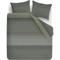 Kardol by Beddinghouse Dekbedovertrek Tercio Groen 240x200/220 cm