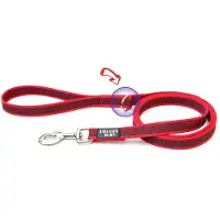 Julius-K9 Julius K9 Anti-slip tuig met handlus - Hondenriem - rood - 180 cm