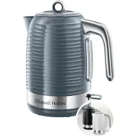 Russell Hobbs waterkoker Inspire, grijs, 1,7 liter, 2400W, snelle kookfunctie. (39,25)