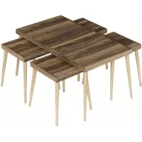 AEA Elegant houten tafel in bruin, met een modern design