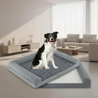 Merkloos Orthopedisch hondenbed XL met ovaal schuimkussen