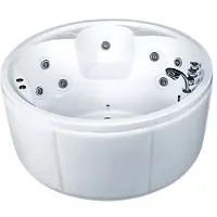 AEA Whirlwanne Whirlpool Blubberbad Hydromassagewanne Spa-Bad Sprudelbad 150x150 cm