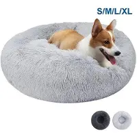 OEM Kattenbed voor huisdieren, 30-88 cm, rond, zacht slaapbed voor honden, katten en kleine dieren, een warm en comfortabel bed voor huisdieren.
