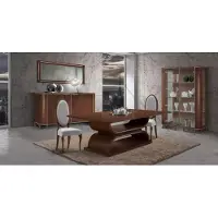 AEA Esstisch 4х Stühle Vitrine Sideboard 8tlg Esszimmer Set Gruppe Garnitur