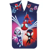 Spiderman Peuterdekbedovertrek Spidey - 100 x 135 cm - 40 x 60 cm - Katoen