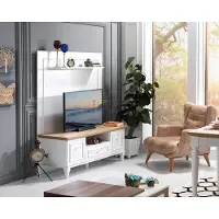 AEA Fernseher Schrank TV Wand tv Ständer Wohnwände Sideboard Wohnzimmer Wohnwand