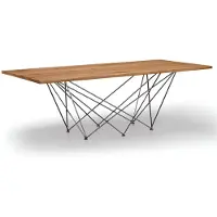 AEA Robuster Esstisch Designer Holzplatte Luxus Esszimmer Möbel